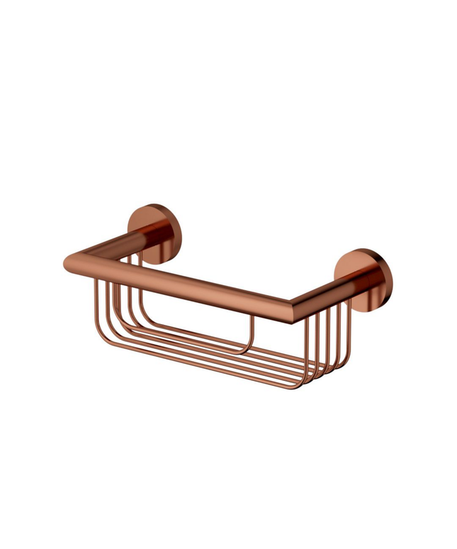 Aloni doucherek – wandmodel – 30,5 cm – brons – roestvrij staal