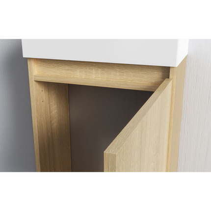 Aloni Zyro toiletmeubelset – 40,5x22,5 cm – licht eiken