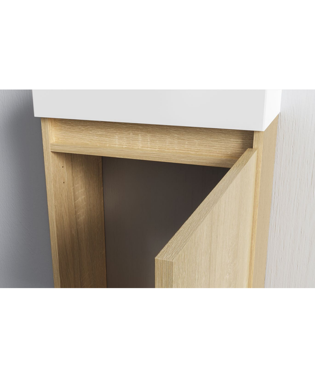 Aloni Zyro toiletmeubelset – 40,5x22,5 cm – licht eiken