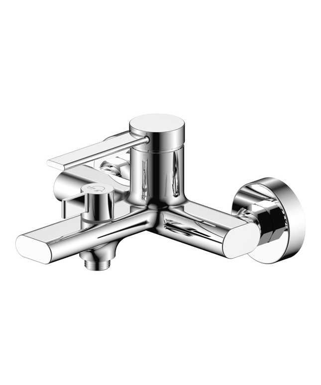 ALONI Edge bad- en douchemengkraan – chroom