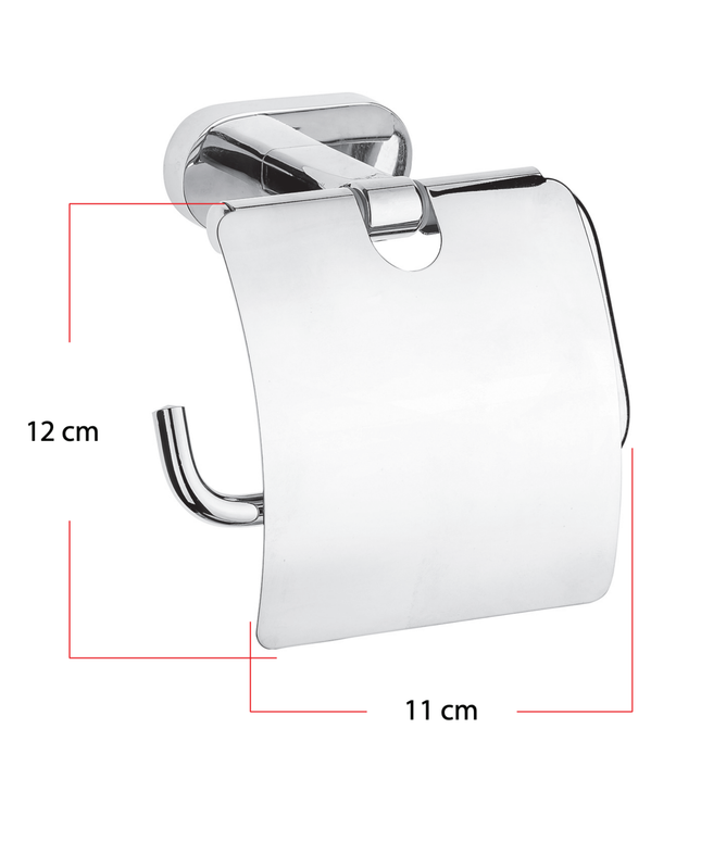 Creavit wc-papier rolhouder – chroom