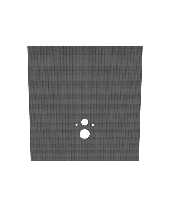 Panel de construcción y aislamiento para inodoro de pared – impermeable – XPS – 1200x1300x20 mm – gris