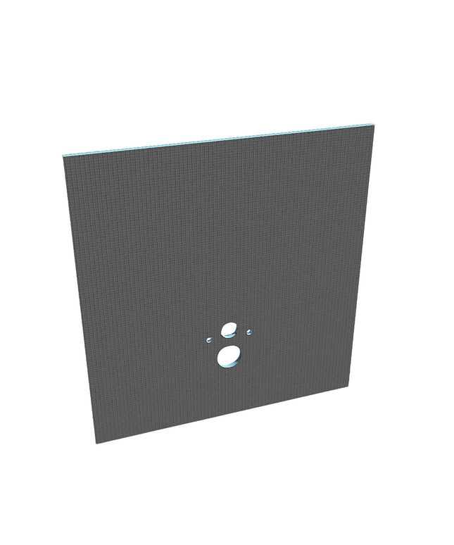 Panel de construcción y aislamiento para inodoro de pared – impermeable – XPS – 1200x1300x20 mm – gris
