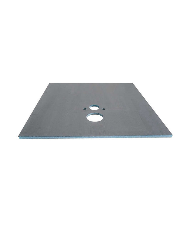 Panel de construcción y aislamiento para inodoro de pared – impermeable – XPS – 1200x1300x20 mm – gris
