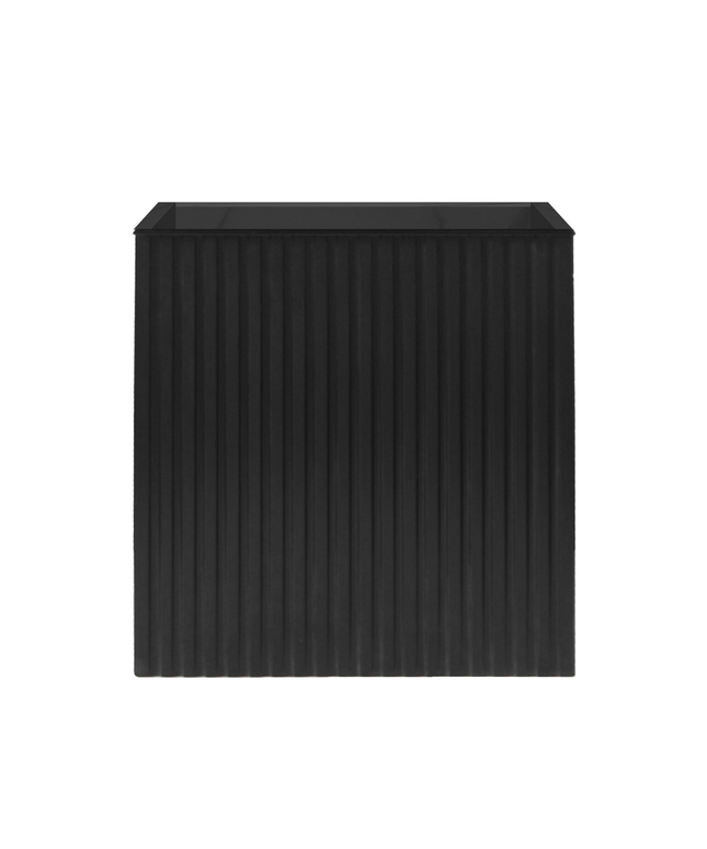 Aloni Mikaro toiletmeubelonderkast – 40x50x22,3 cm – zwart eiken – deur rechts