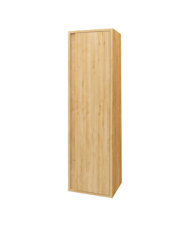 Aloni Sally High Bathroom Cabinet - 35x135x35 cm - Oak - Softclose