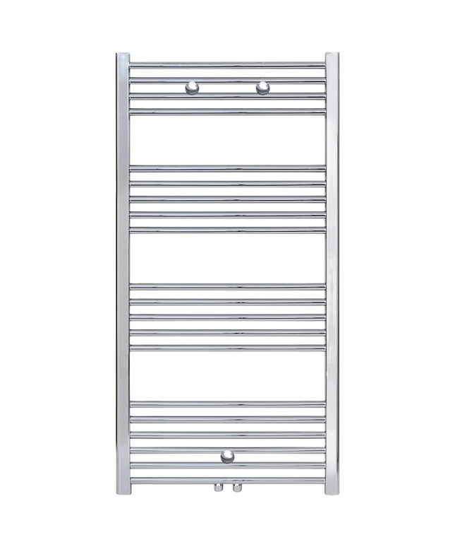 Belrad Bathroom Radiator 1800x500mm - Chrome - Middle connection - 575W