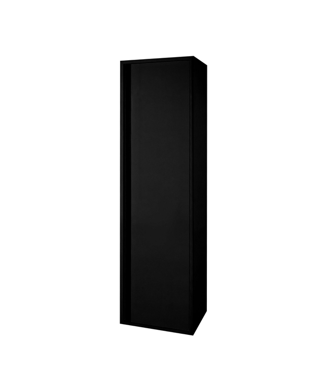 Aloni Sally High Bathroom Cabinet - 35x135x35 cm - Matt Black - Softclose