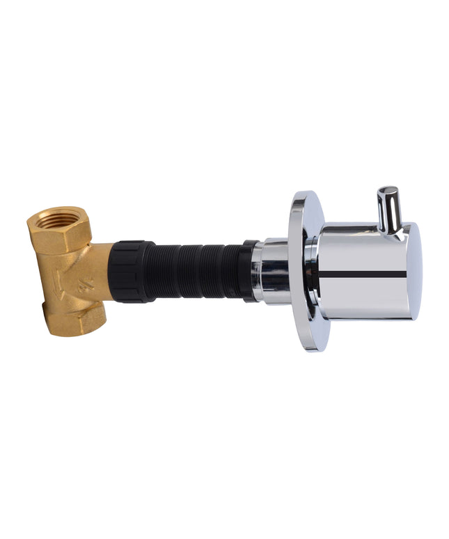 ALONI Inbouwstopkraan - G1/2" aansluiting - Chroom