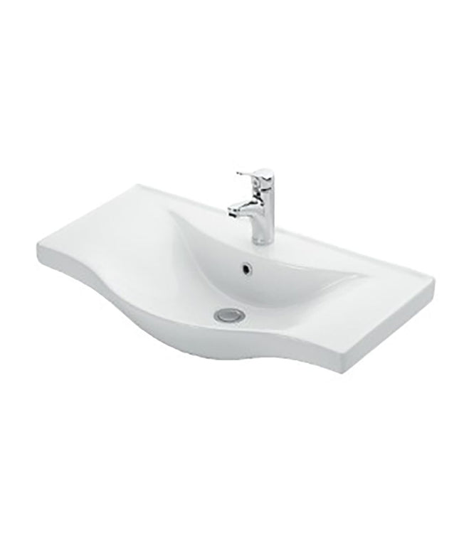 ALONI Aleco Wastafel – 80 cm – Wit