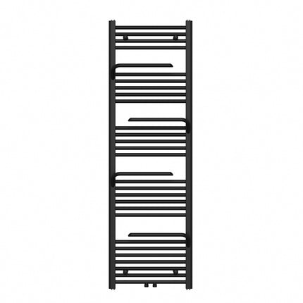 BELRAD Handdoekradiator met handdoekhouder - 1600x500mm - Mat zwart