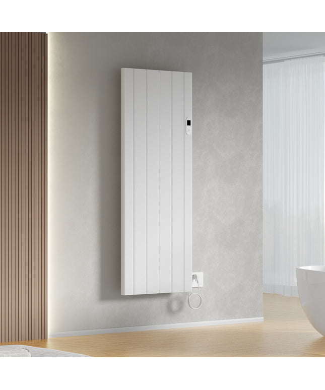 BELRAD elektrische radiator 1600x608x90 mm - Mat wit - sfeerbeeld