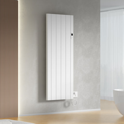 BELRAD elektrische radiator 1600x608x90 mm - Glanzend wit - sfeerbeeld