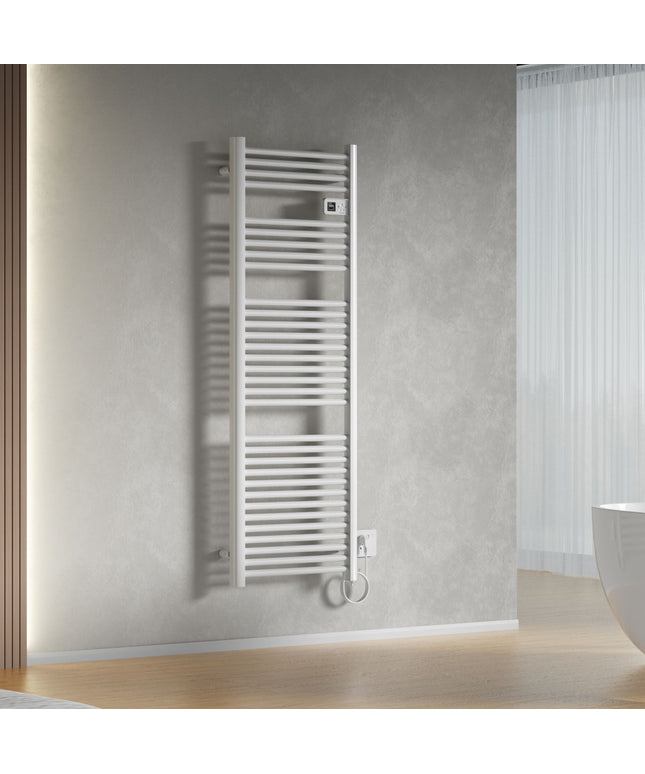 Toalheiro elétrico BELRAD - Smart WiFi - termostato digital - 850W - 1600x540 mm - branco brilhante