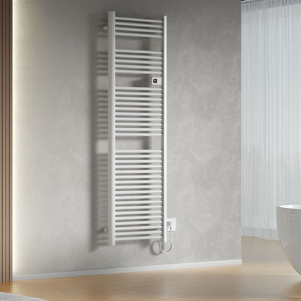 Toalheiro elétrico BELRAD - Smart WiFi - termostato digital - 1000W - 1800x540 mm - branco brilhante