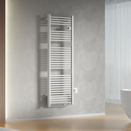 Toalheiro elétrico BELRAD com soprador - Smart WiFi - termostato digital - 1850W - 1640x540 mm - branco brilhante