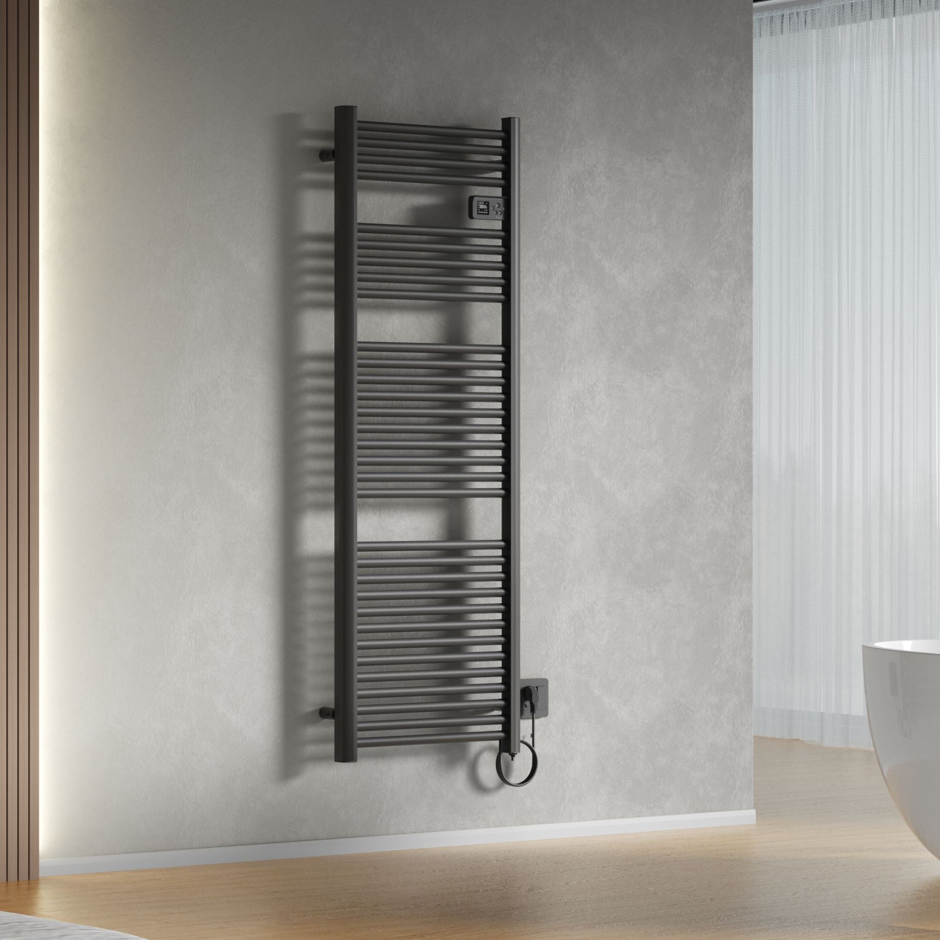 Belrad Radiator Radiador toallero eléctrico BELRAD - Smart WiFi - termostato digital ...