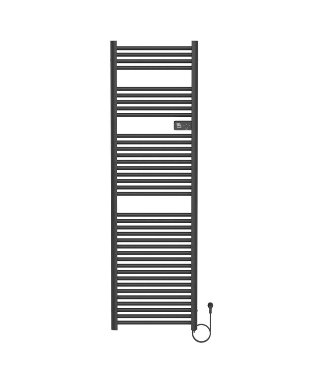 Toalheiro elétrico BELRAD - Smart WiFi - termostato digital - 1000W - 1800x540 mm - preto fosco