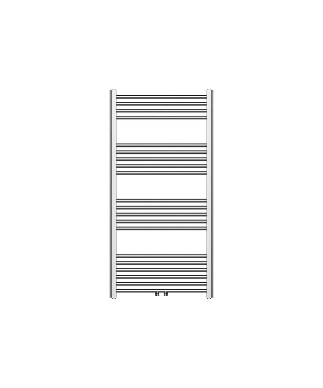 BELRAD handdoekradiator 1200x600 mm - Geborsteld RVS - 414W