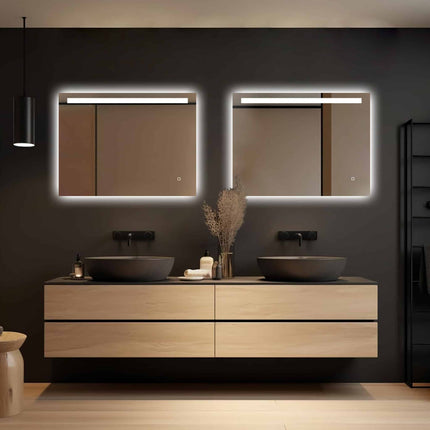 Loxa Ambi LED Spiegel 80 x 60 cm - Rechthoek - afbeelding 4