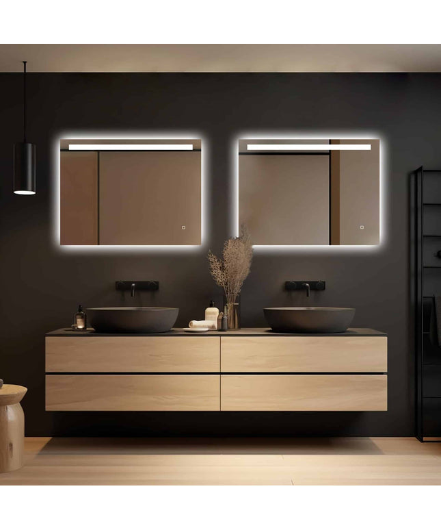 Loxa Ambi LED Spiegel 80 x 60 cm - Rechthoek - afbeelding 4