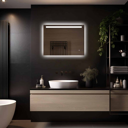 Loxa Ambi LED Spiegel 80 x 60 cm - Rechthoek