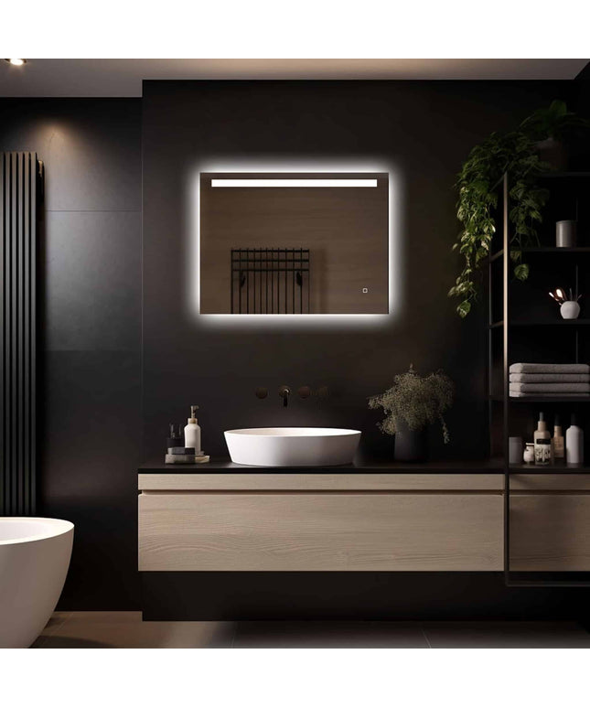 Loxa Ambi LED Spiegel 80 x 60 cm - Rechthoek
