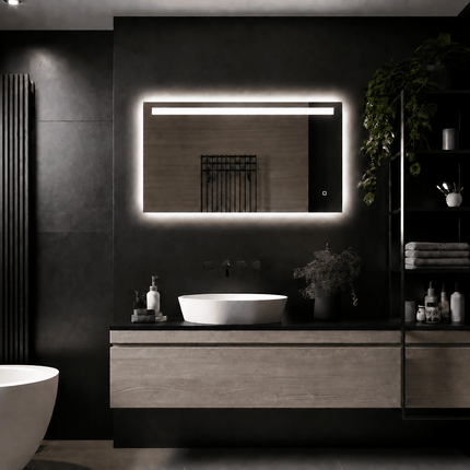Loxa Ambi LED Spiegel 100 x 60 cm - Rechthoek