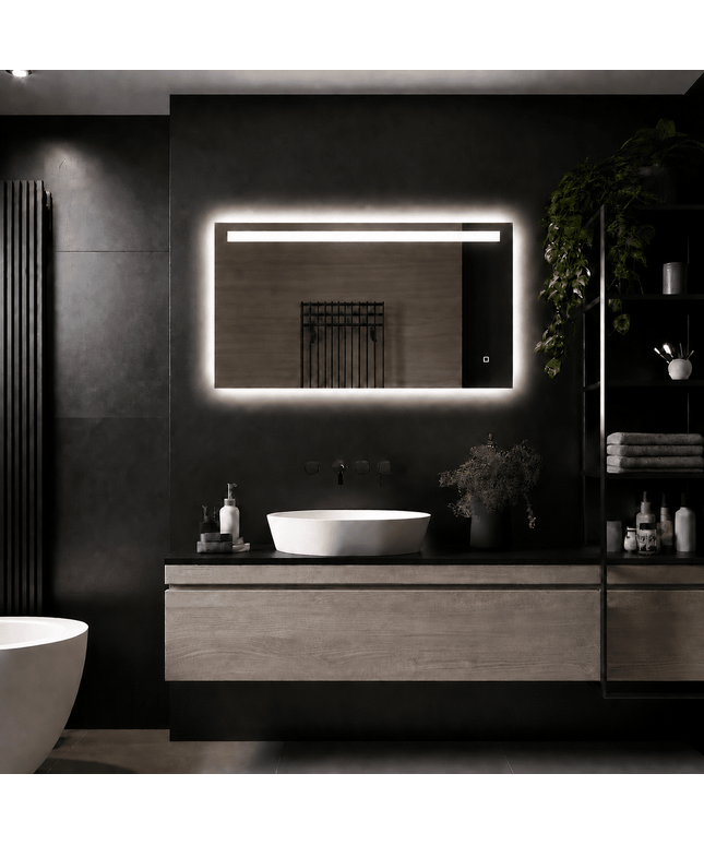 Loxa Ambi LED Spiegel 100 x 60 cm - Rechthoek