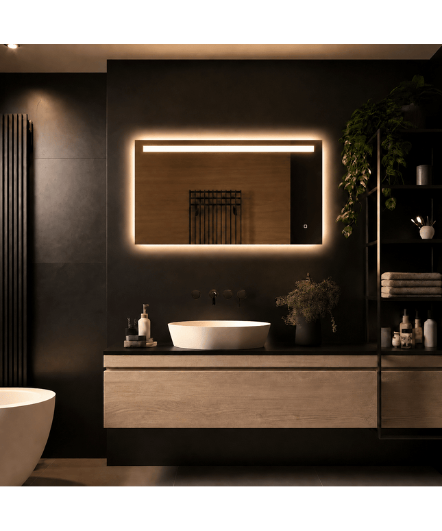 Loxa Ambi LED Spiegel 100 x 60 cm - Rechthoek - afbeelding 5