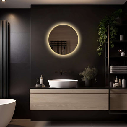Loxa Aurora Ronde LED Spiegel Ø60 cm - Gouden Lijst