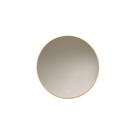 Loxa Aurora Ronde LED Spiegel Ø80 cm - Gouden Lijst - afbeelding 5