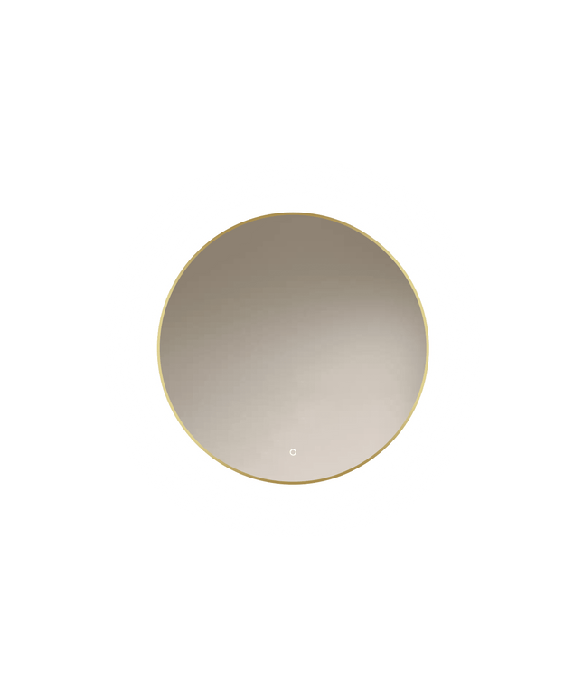 Loxa Aurora Ronde LED Spiegel Ø50 cm - Gouden Lijst