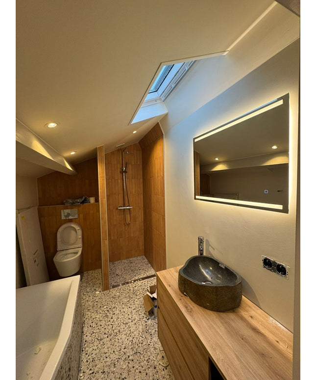 Loxa Felix LED Spiegel 120 x 70 cm - Rechthoek