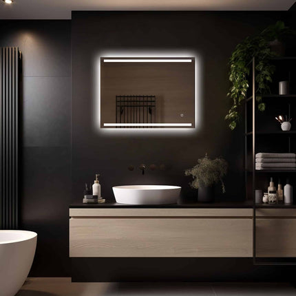Loxa Felix LED Spiegel 80 x 60 cm - Rechthoek