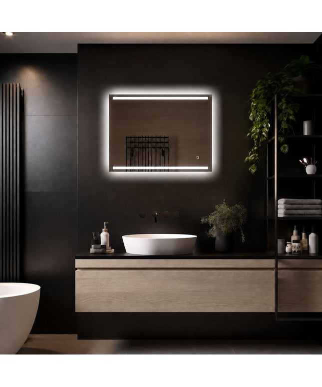 Loxa Felix LED Spiegel 80 x 60 cm - Rechthoek - afbeelding 5
