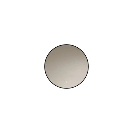Loxa Ilona Ronde LED Spiegel Ø50 cm - Zwarte Lijst