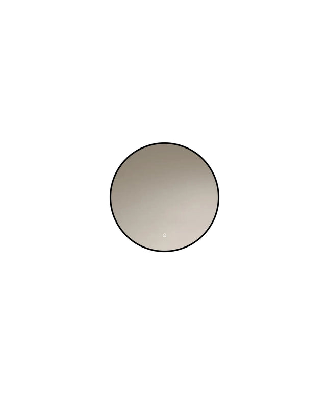 Loxa Ilona Ronde LED Spiegel Ø50 cm - Zwarte Lijst
