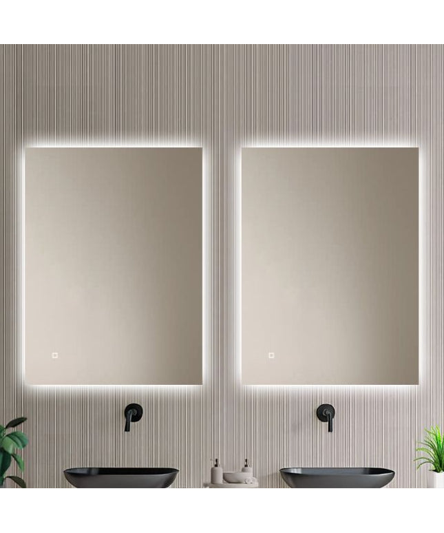 Loxa Livorno LED Spiegel 80 x 60 cm - Rechthoek