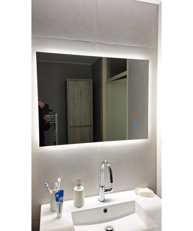 Loxa Livorno LED Spiegel 80 x 60 cm - Rechthoek