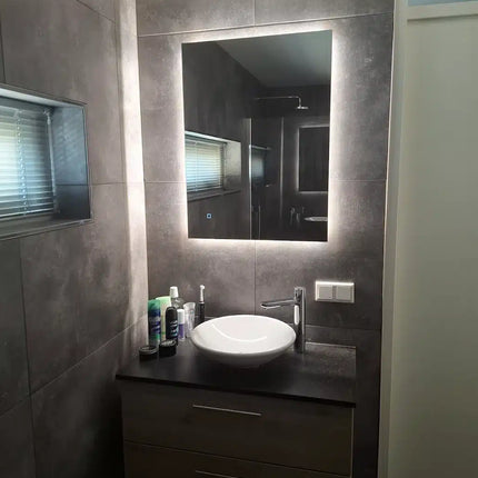 Loxa Livorno LED Spiegel 80 x 60 cm - Rechthoek