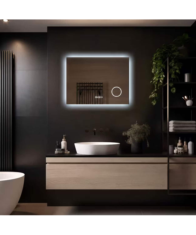 Loxa Lorina LED Spiegel 80 x 60 cm - Rechthoek - afbeelding 7