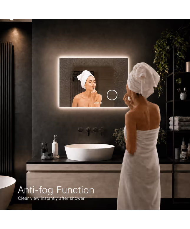 Loxa Lorina LED Spiegel 80 x 60 cm - Rechthoek - afbeelding 3