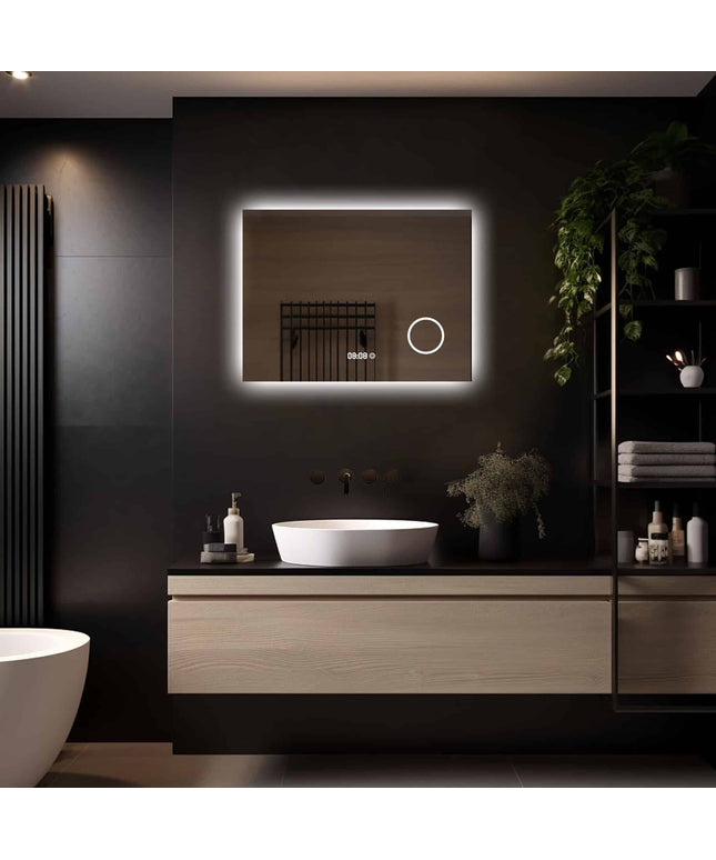 Loxa Lorina LED Spiegel 80 x 60 cm - Rechthoek