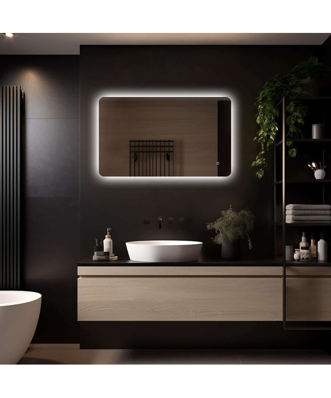 Loxa Malaga LED Spiegel 100 x 60 cm - Rechthoek - afbeelding 4