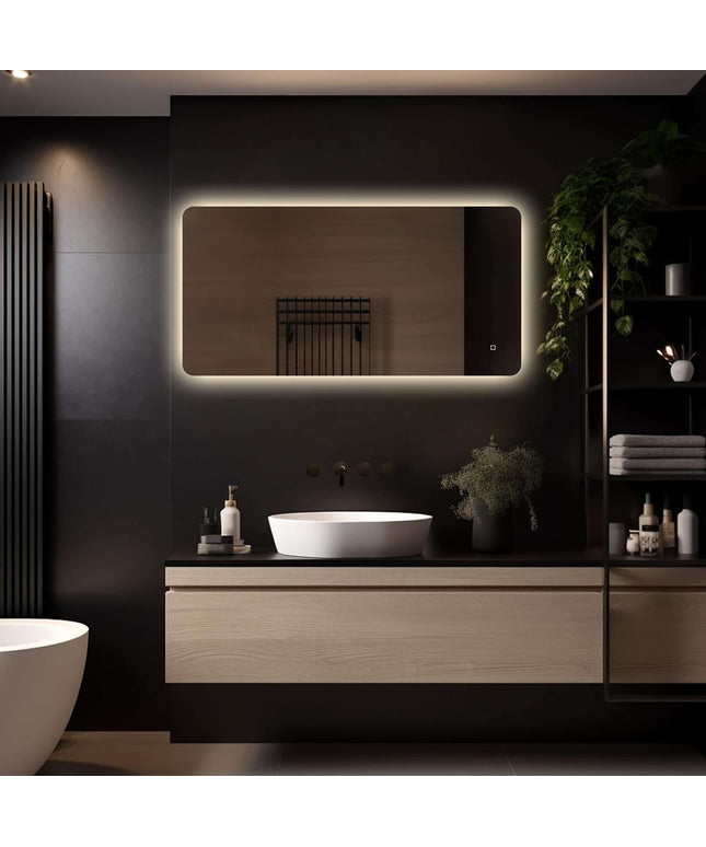 Loxa Malaga LED Spiegel 120 x 60 cm - Rechthoek - afbeelding 4