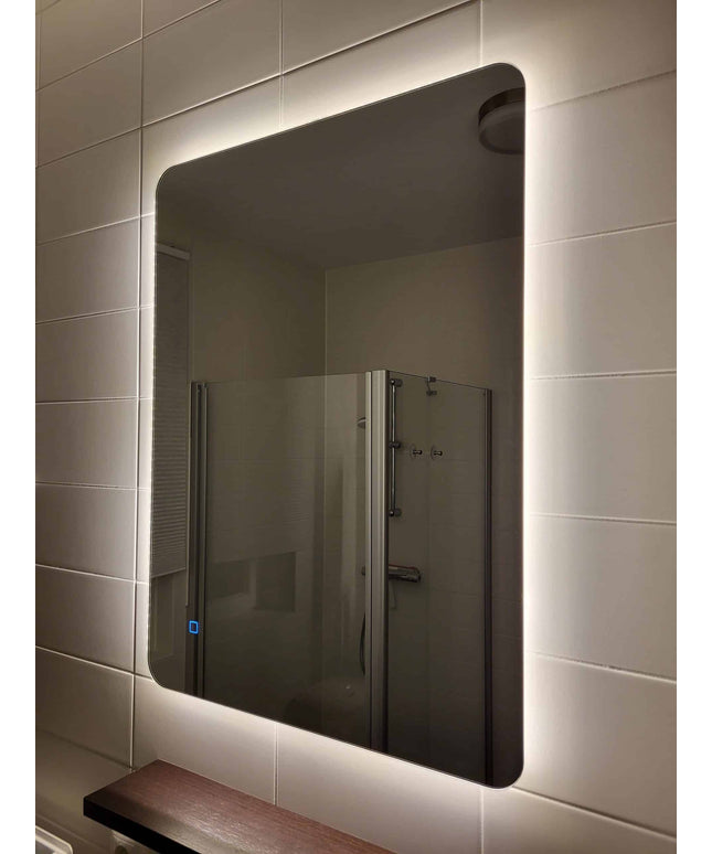 Loxa Malaga LED Spiegel 80 x 60 cm - Rechthoek - afbeelding 7