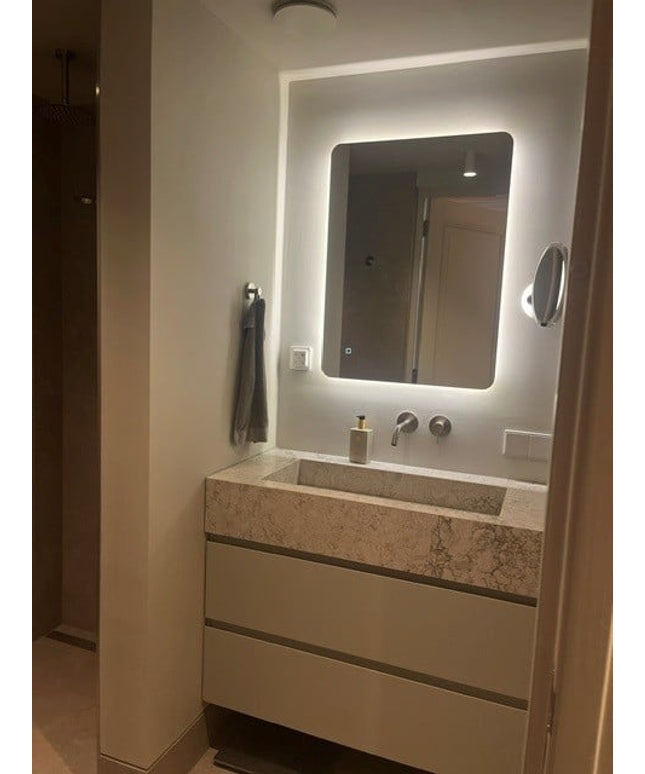 Loxa Malaga LED Spiegel 80 x 60 cm - Rechthoek - afbeelding 8