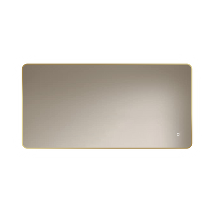 Loxa Marbella LED Spiegel 120 x 60 cm - Rechthoek, Gouden Lijst - afbeelding 6