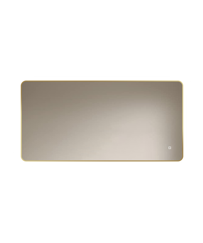 Loxa Marbella LED Spiegel 120 x 60 cm - Rechthoek, Gouden Lijst - afbeelding 6